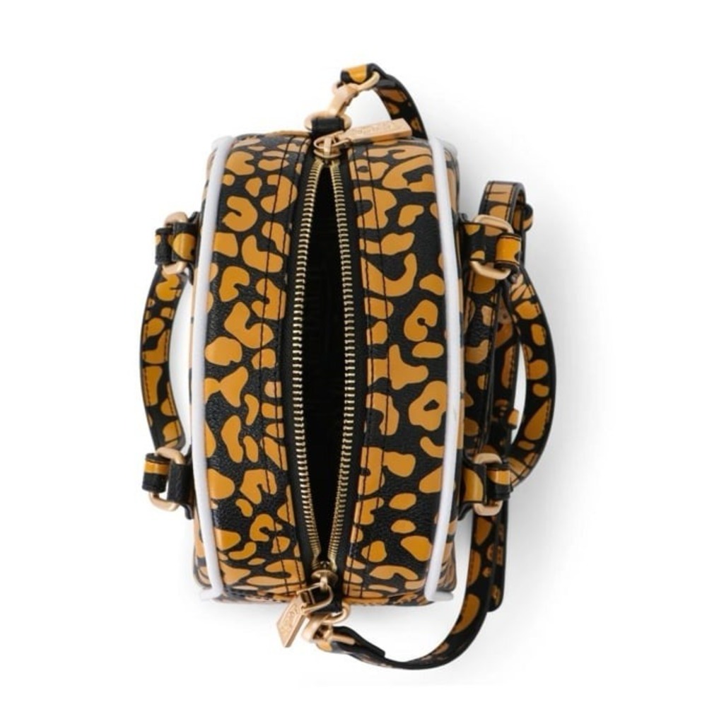 NEW Make a bold statement with the Von Dutch Orange Cheetah Bowling Bag – Small - Picture 4 of 10